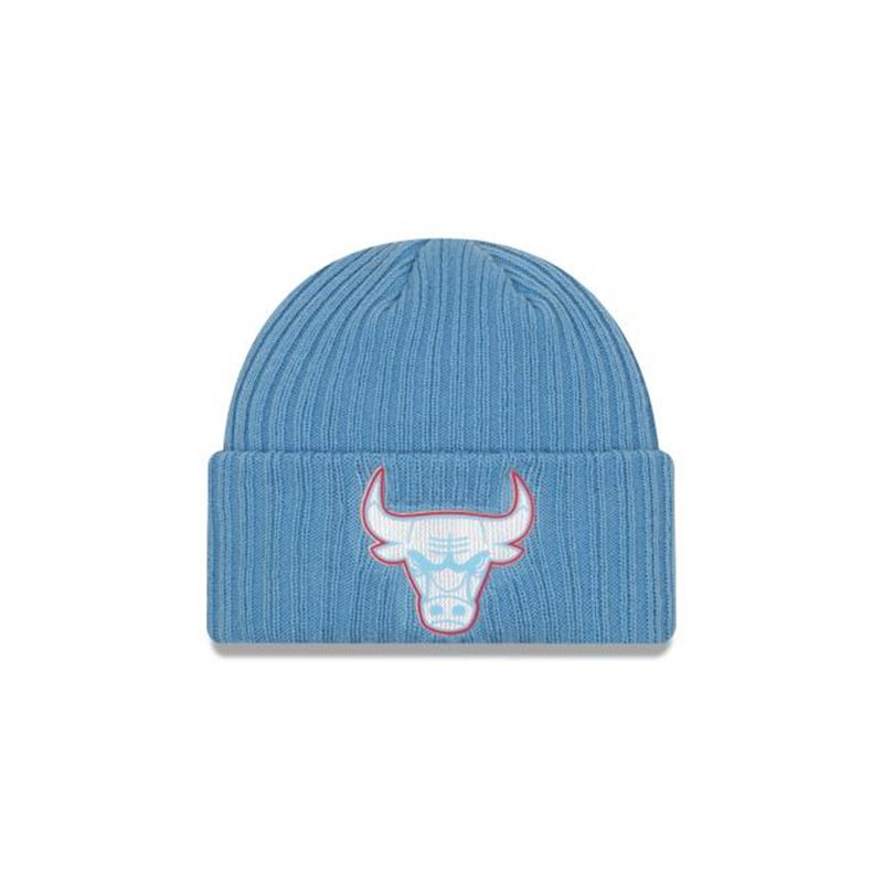 NBA Chicago Bulls All-Star Game Cuff Knit (BLR3174) - Blue New Era Beanies